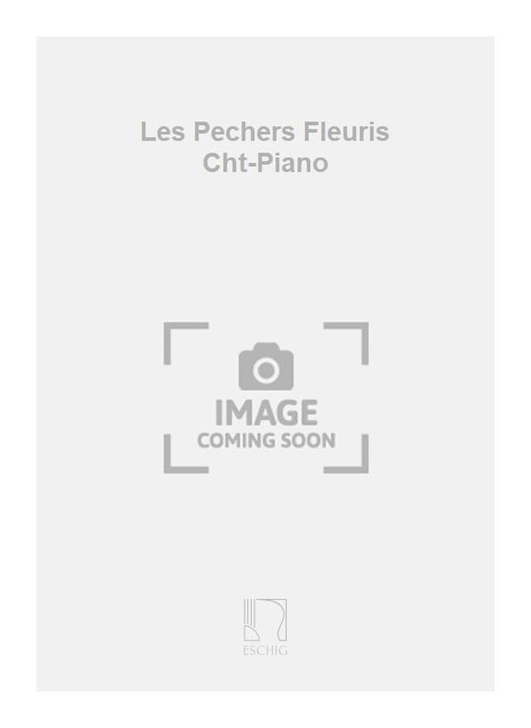 Les Pechers Fleuris Cht-Piano